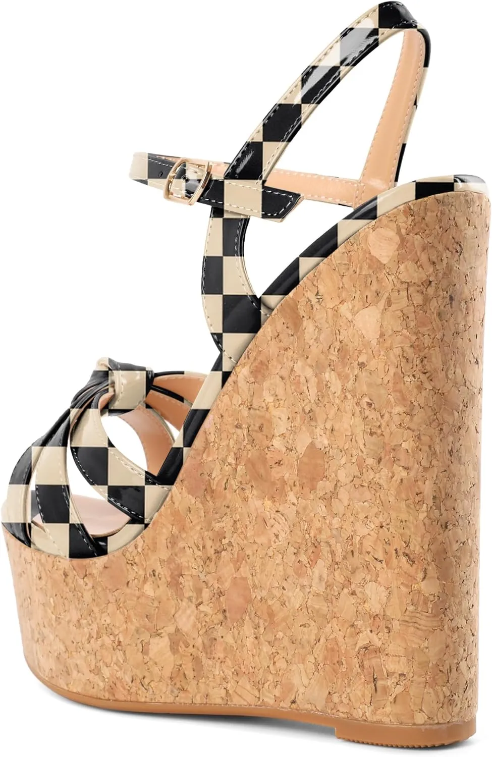 YODEKS Women's Platform Wedges|High Heel Wedge Sandals|Ankle Strap Open Toe Platform Heels