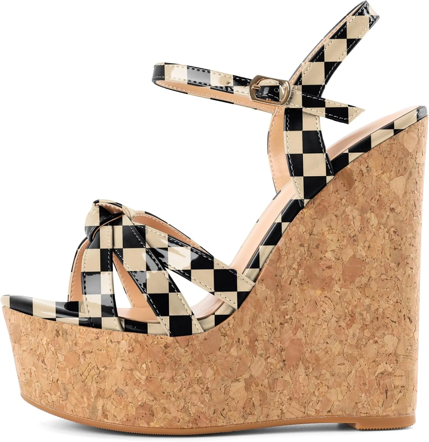YODEKS Women's Platform Wedges|High Heel Wedge Sandals|Ankle Strap Open Toe Platform Heels